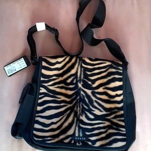 Guess Tiger Stripe crossbody bag NWT